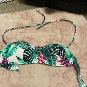 Tropical bikini top